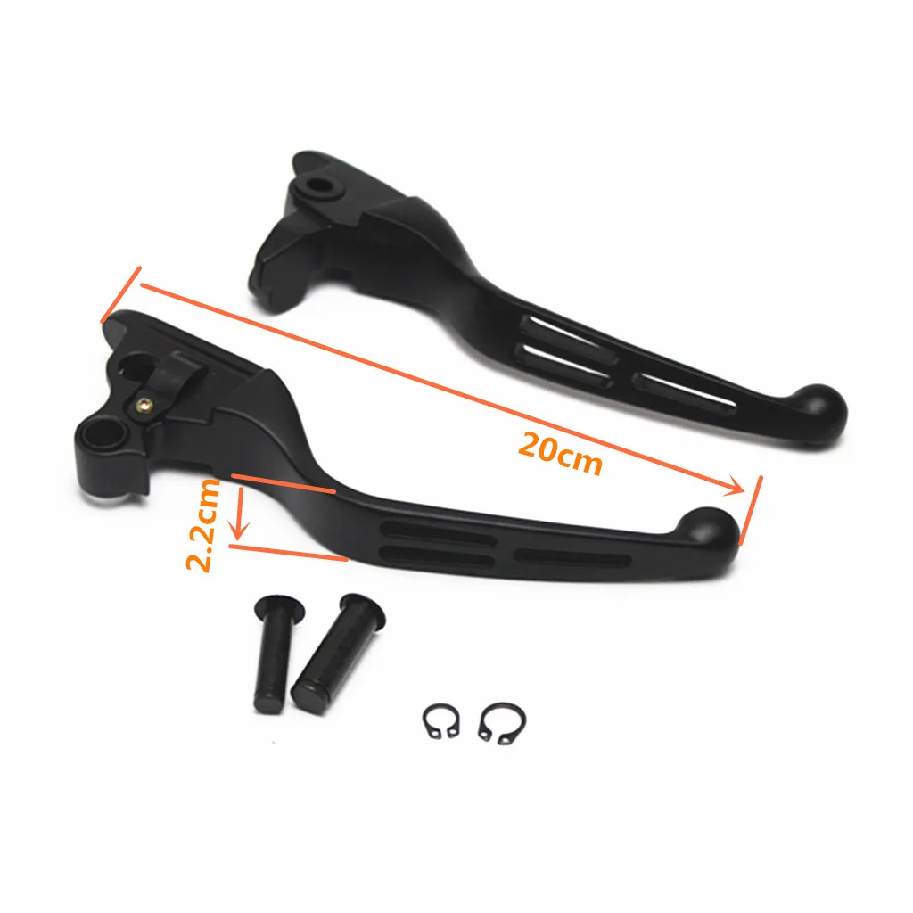 

2x Adjustable Brake Clutch Levers For Harley
