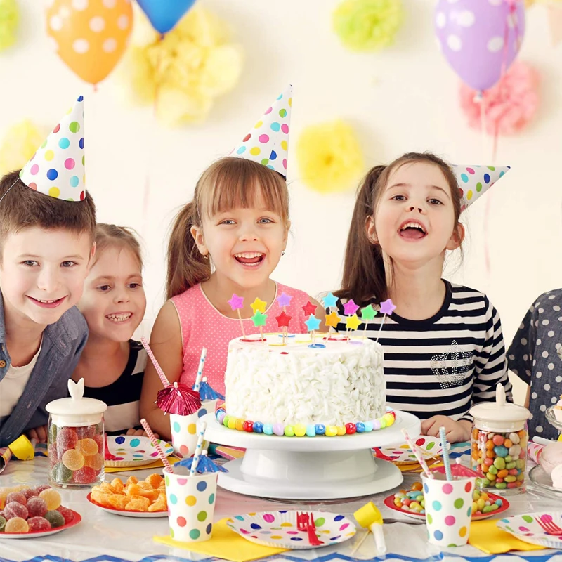 Вращающаяся пластиковая вращающаяся подставка для торта 11 дюймов | Дом и сад