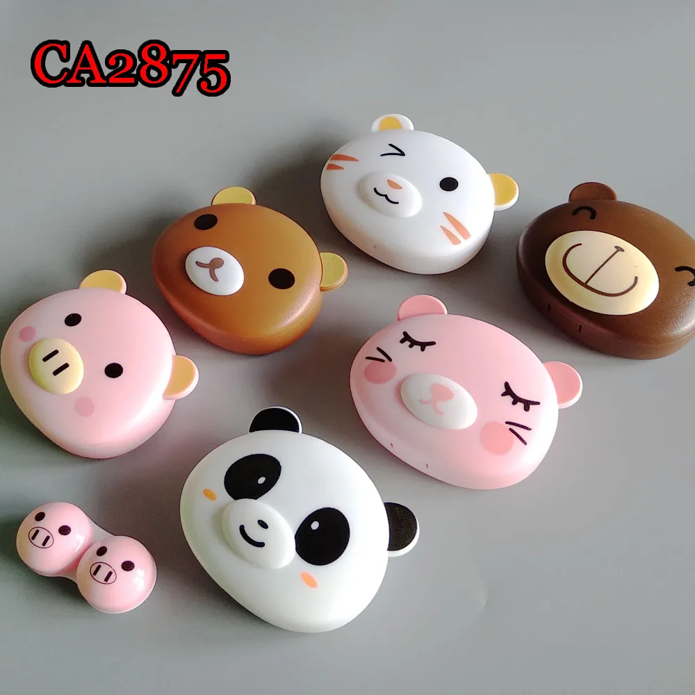 Дорожный портативный пластиковый футляр для контактных линз контейнер