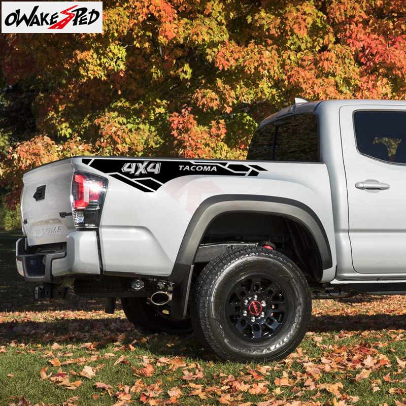 2 шт. наклейки для стайлинга автомобилей Спортивная 4x4 графика авто хвост сделай