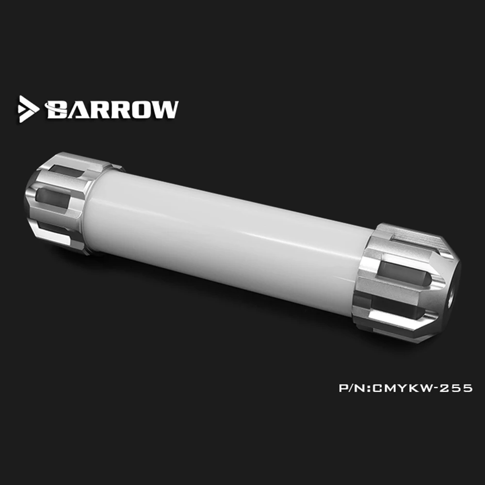 Barrow CMYKW Айсберг серия Virus-T zbiorniki pokrywa ze stopu алюминий + korpus akrylowy wielekolorowy spirala 155/205/255 мм |