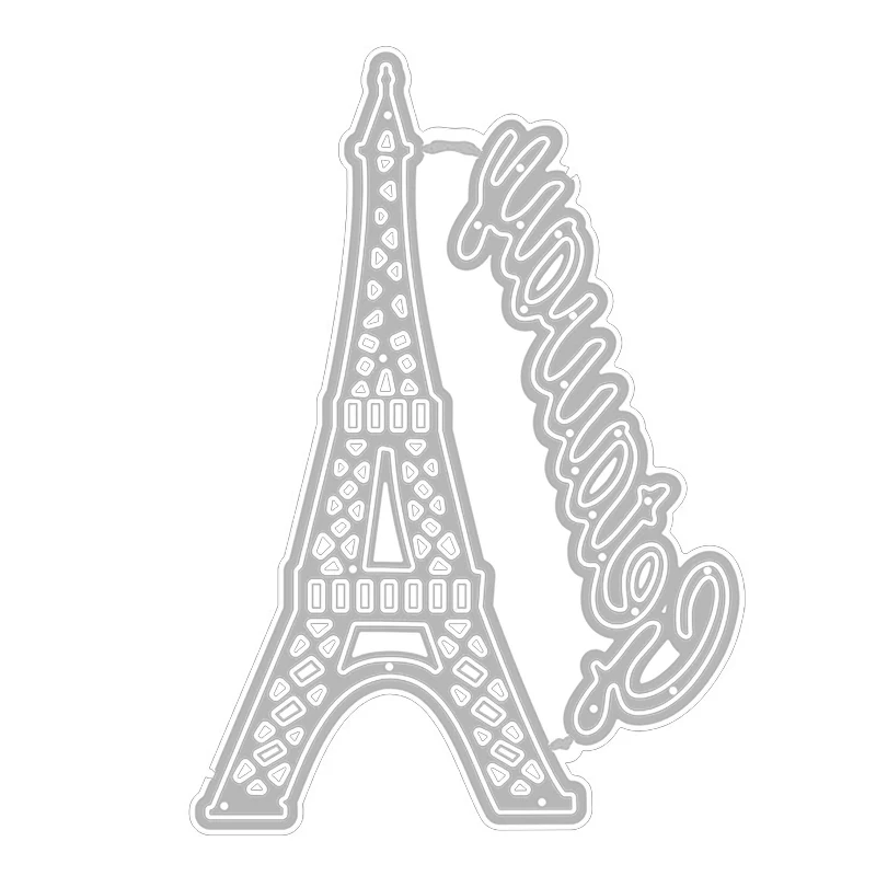 2020 Горячее предложение здание Парижа отливочная форма &quotЭйфелева башня&quot Слово