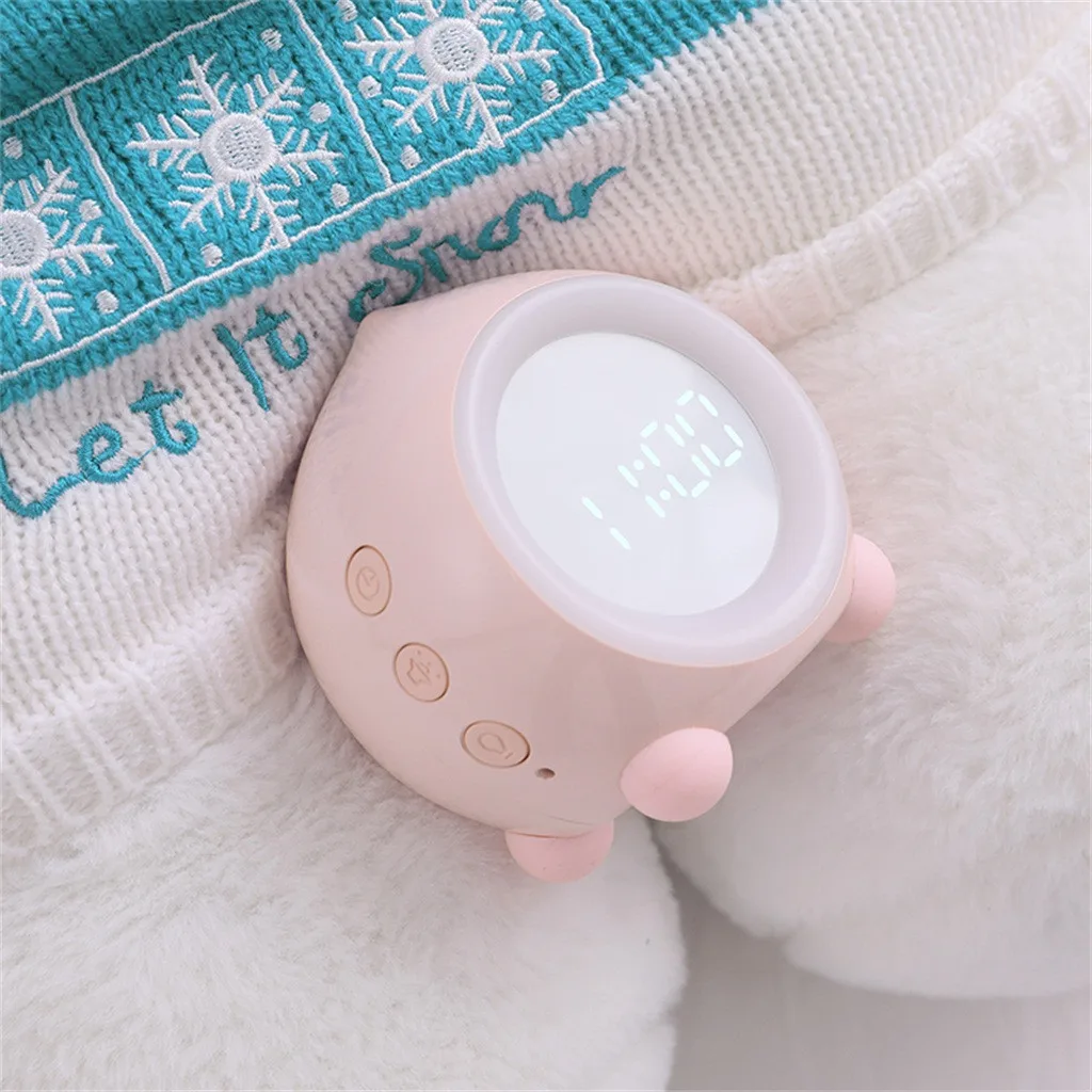Smart APP Bluetooth Speaker Mini Multi-function LED Digital USB chargeable Clock Sleep Light 2 modes SleepTraining Alarm clock | Дом и сад