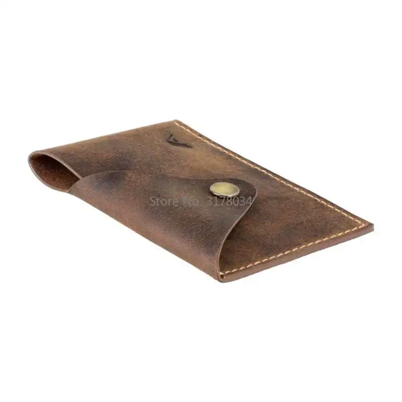 Японское стальное лезвие сделай сам кожаный ремесленный держатель для карт