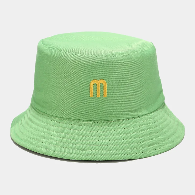 Панама Двусторонняя хлопковая для мужчин и женщин Модная Складная уличная шапка