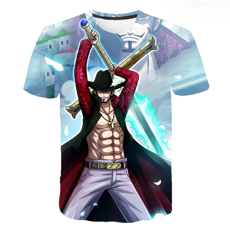 

Футболка с 3D-принтом аниме для мальчиков и девочек, модная популярная Повседневная Толстовка в стиле Харадзюку, топы оверсайз с коротким ру...