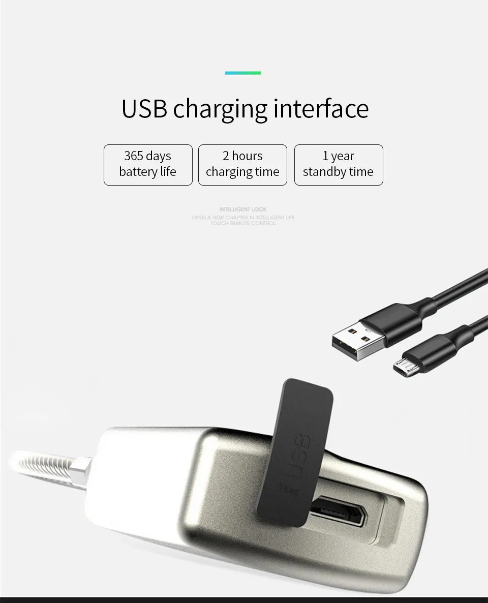 Xiaomi Youpin отпечаток пальца навесной замок для багажа Портативный многоцелевой мешок Шкаф Водонепроницаемый полупроводниковый биометрический идентификация