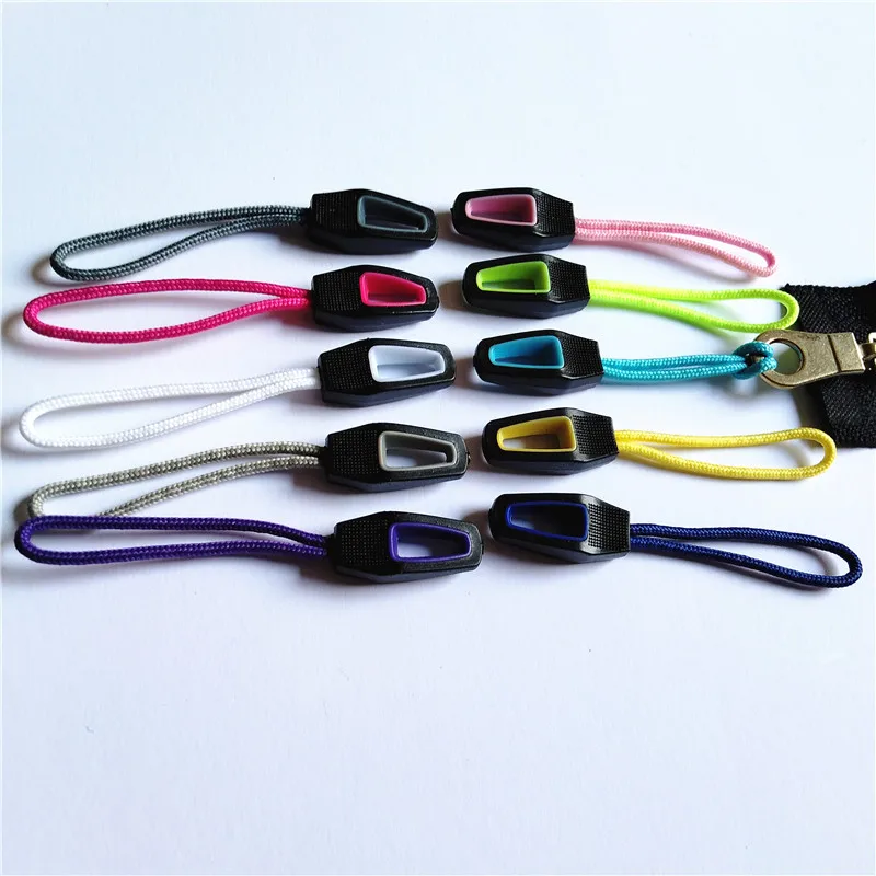 50 шт. двойной шнурок молния рюкзак аксессуары с ручкой на молнии сделай сам