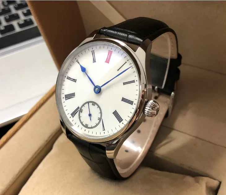 

Мужские механические часы с эмалью, без логотипа, 41 мм