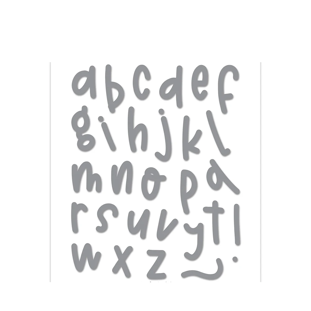 

a b c nglish words patch cut metal die and stencil stamps for scrapbooking stencil album paper diy gift card decoration embossed