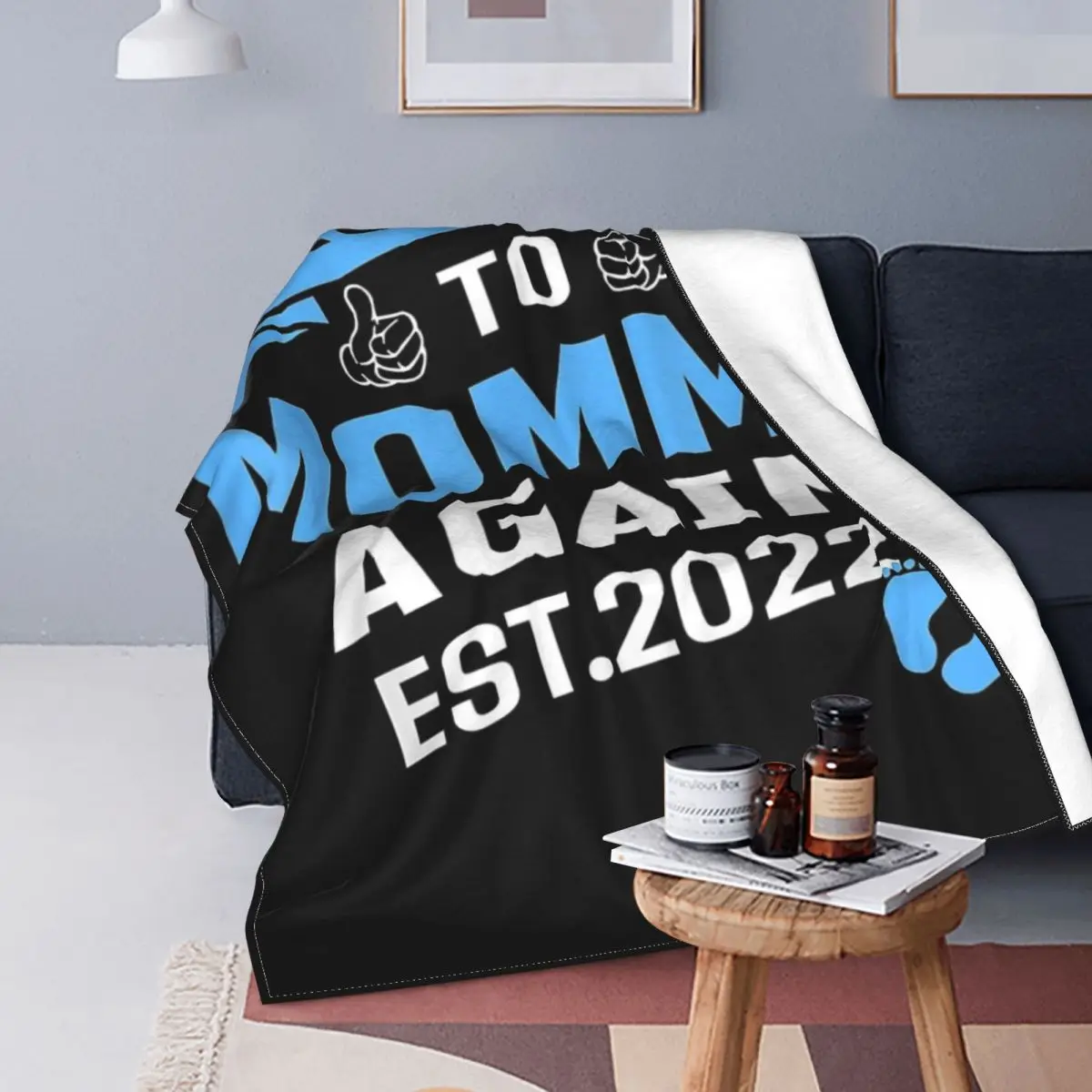 

Manta divertida con capucha para mamá, a cuadros para cama colcha, 90, a cuadros