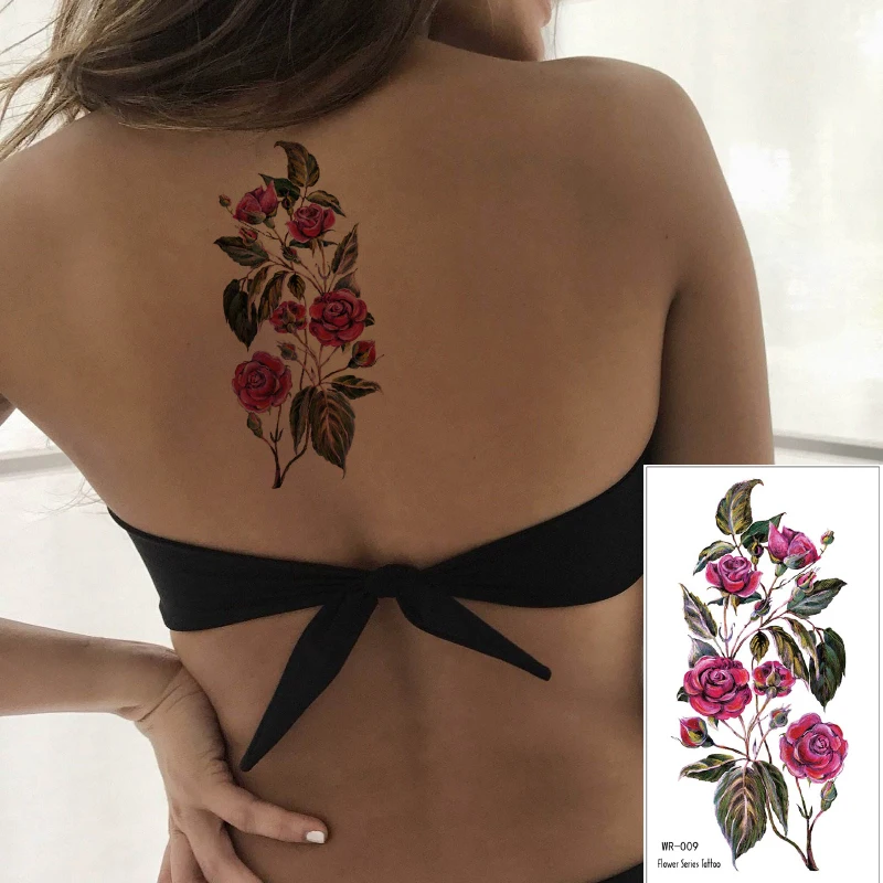 Временная татуировка на руку ногу тело арт наклейка искусственная красота