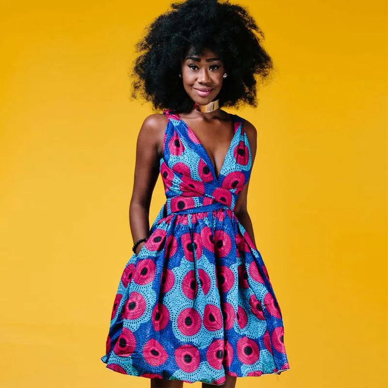 

Новинка, летнее популярное женское платье средней длины с перьями, одежда с принтом в африканском стиле, повседневная одежда для отпуска, се...