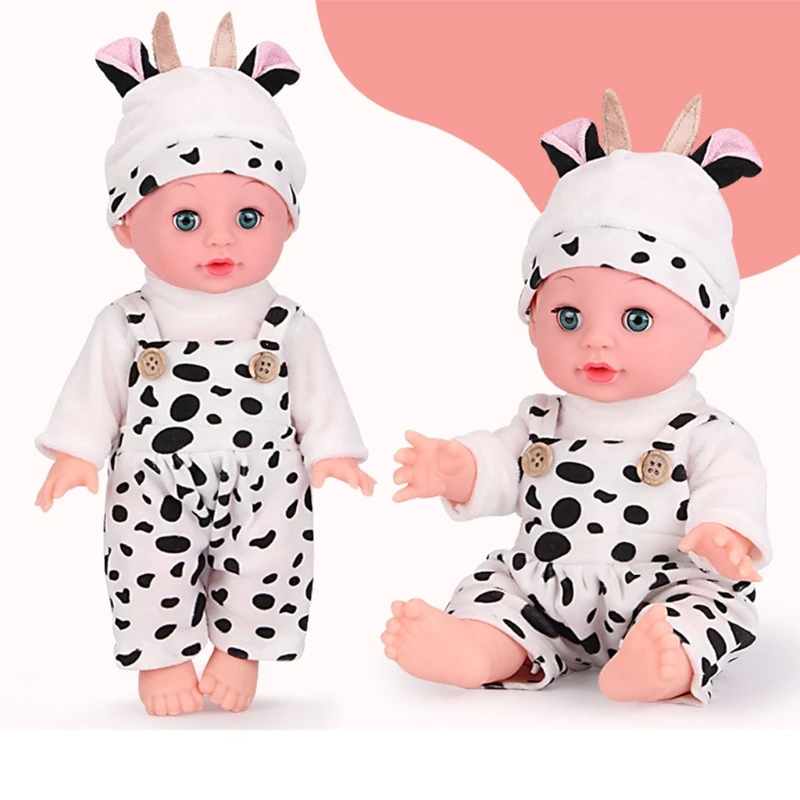 

Baby Functional Dolls Interactive Doll with Soft Body and Sleeping Eyes for 3 Years and Older Kids