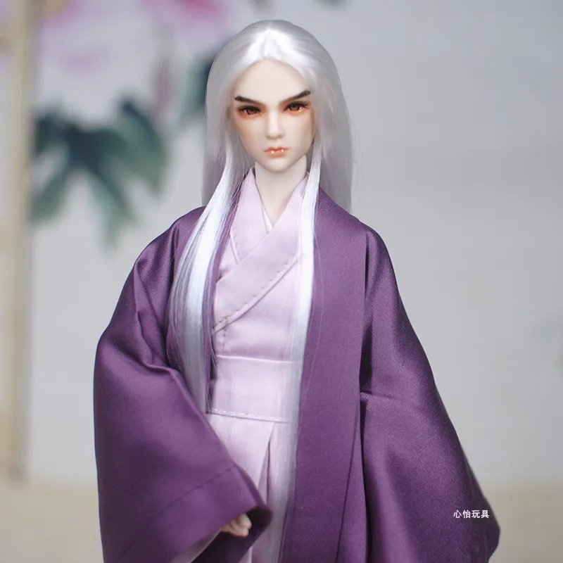 Ручная работа макияж XINYI мальчик кукла с длинными волосами/100% ручная древний