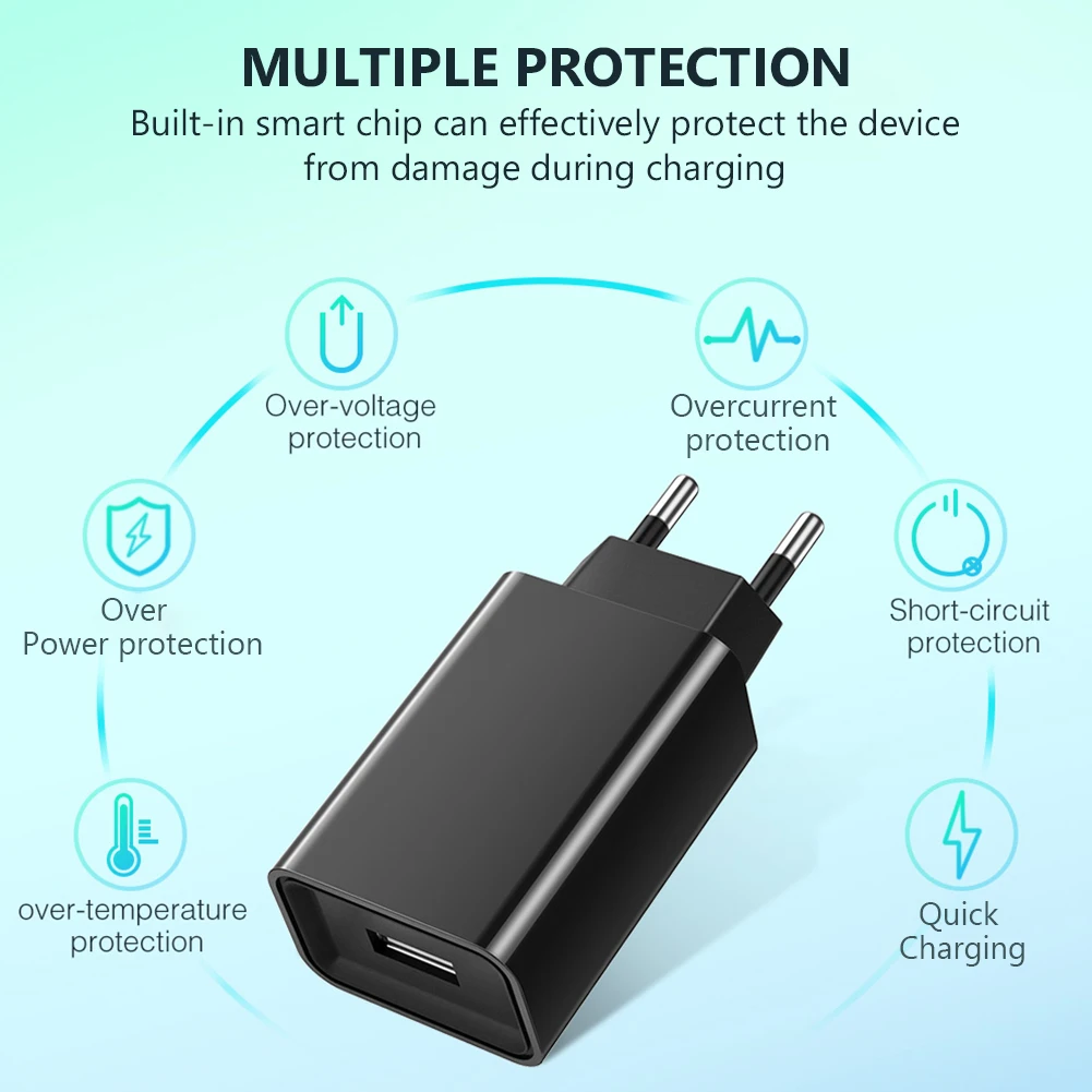 5V 2A 3.5A 1 4 USB порта Быстрая зарядка адаптер питания для телефона путешествия дома