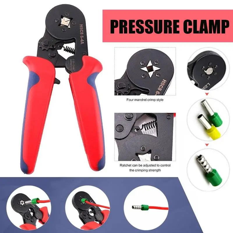 Красно синие многофункциональные стандартные Обжимные Щипцы практичные прочные