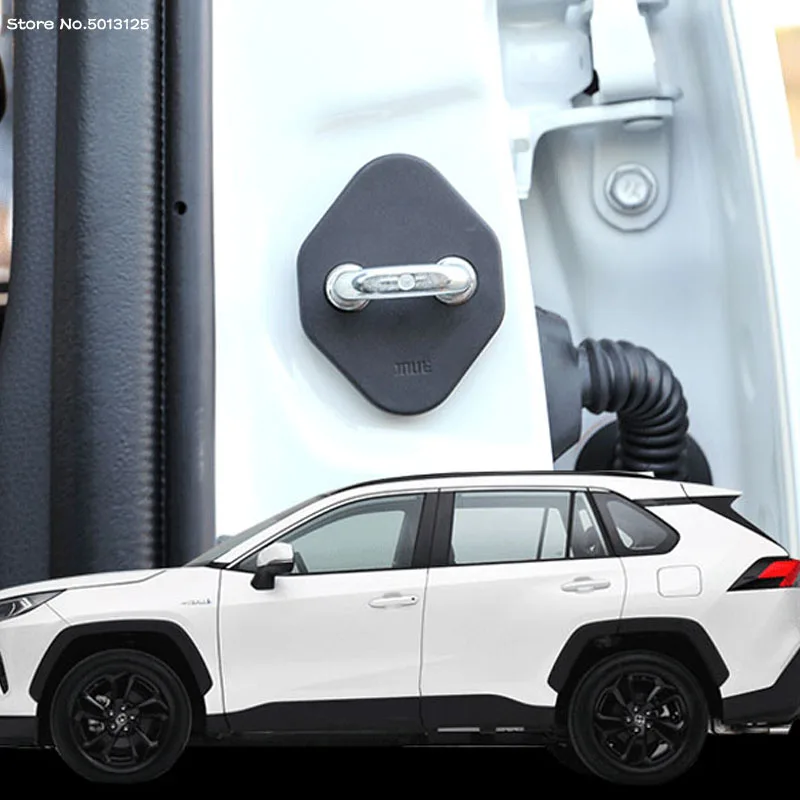 

Car Door Stopper Screw Rust Protection Door Lock Protection Cover Stopper Limiting For Toyota RAV4 RAV-4 2022 2019 2020 2021