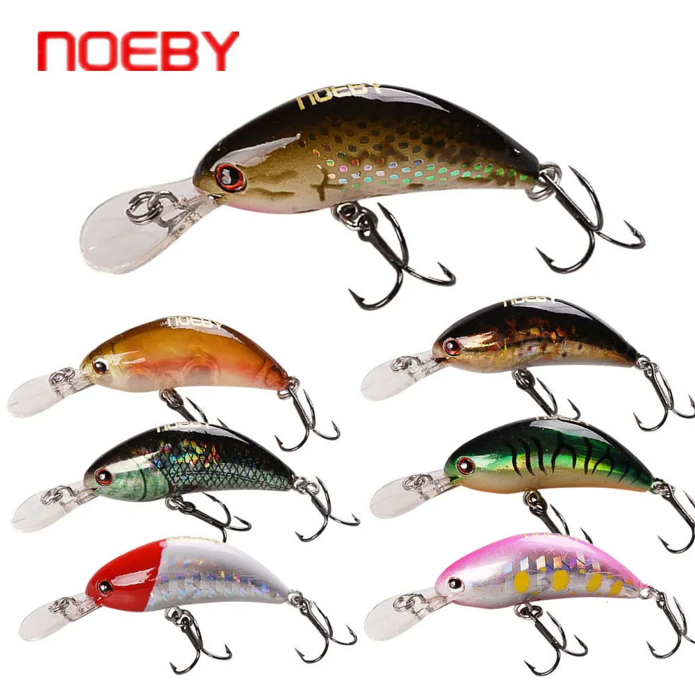 Рыболовная приманка NOEBY Crankbait 40 мм 3 5 г погружная 0-0 8 м | Спорт и развлечения