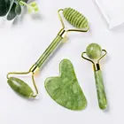 3 шт.компл. камень для снятия стресса массаж ролик для Массажа Гуаша комплект массажный ролик для лица доска Guasha Экологически чистая лифтинг лица