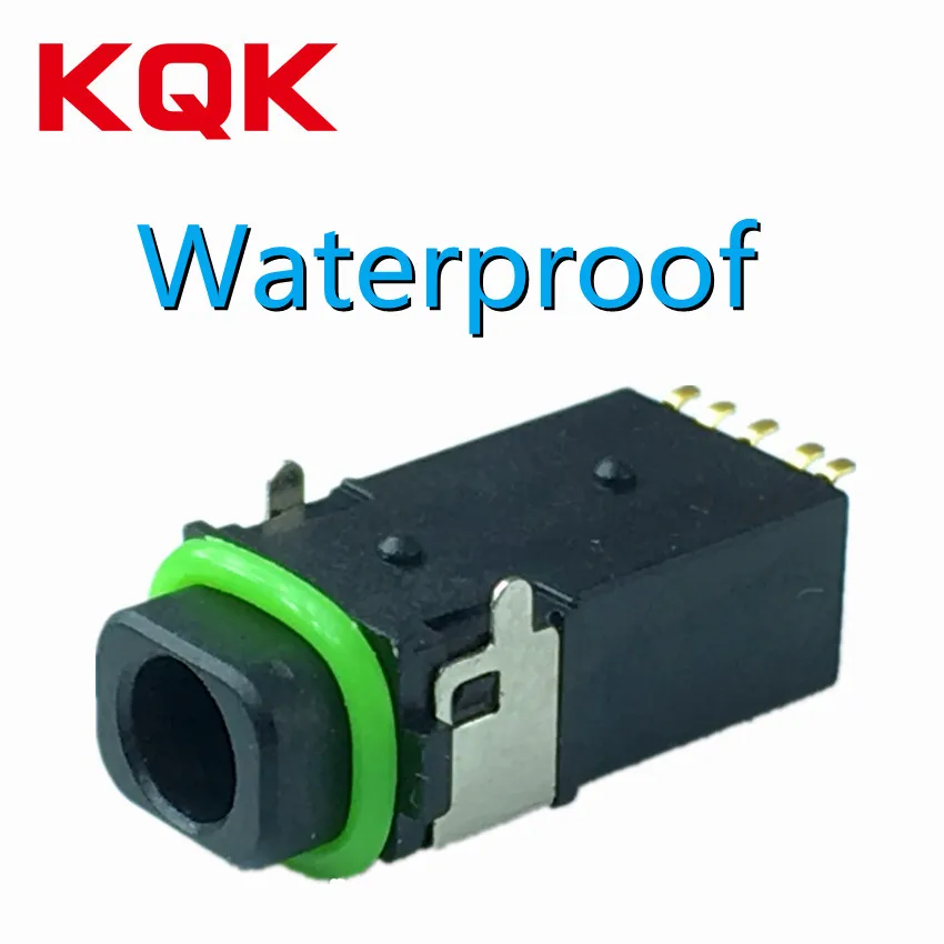 SMD водонепроницаемый разъем для наушников аудио гнездо 3 5 мм 5-контактное