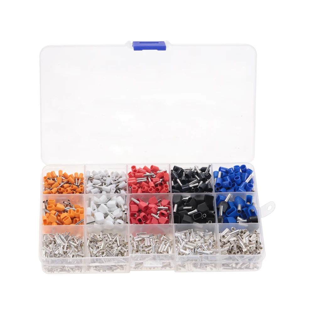 Набор смешанных клемм обжимный соединитель одноизолированный конец шнура 2340