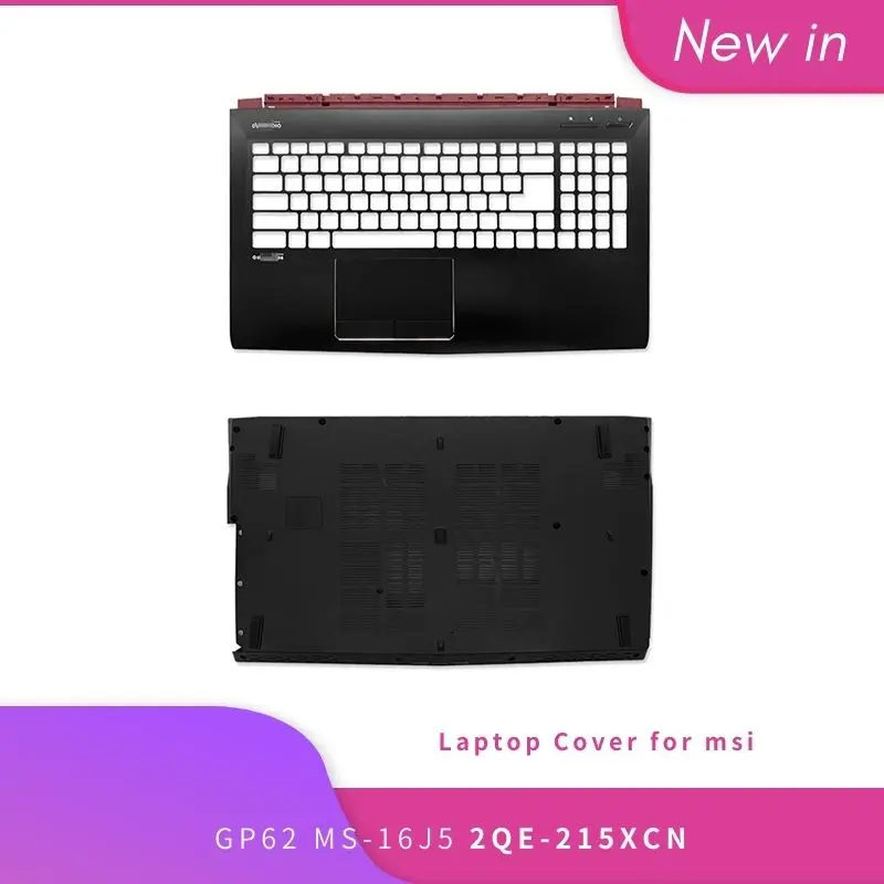 

New Top Cover For MSI GP62 GP62MVR GL62 GL62M MS-16J5 J6 J9 LCD Back Cover/Front Bezel/Hinges/Pamrest/Bottom Case/Hinge Cover