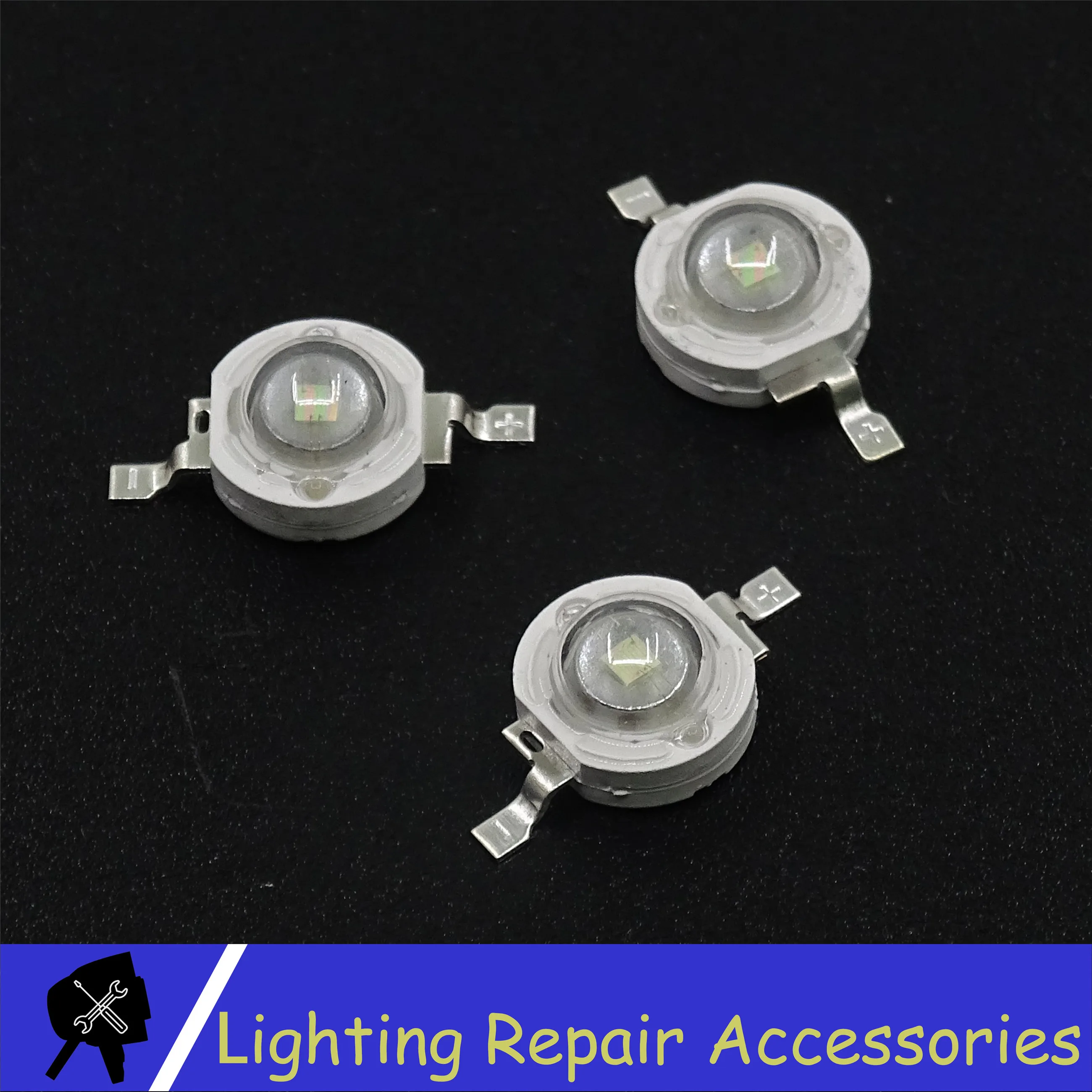 50pcs/lot 3W / 1W White Warm Red Green Blue LED Lamp Beads Lamps For Stage Lighting Led Par Light Chip | Лампы и освещение