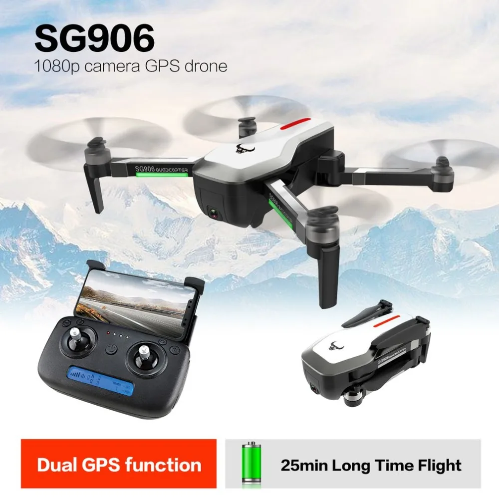 SG906 gps 5G wifi FPV RC Дрон 4K бесщеточный селфи Дроны с камерой HD RC Квадрокоптер складной RC Дрон+ battey