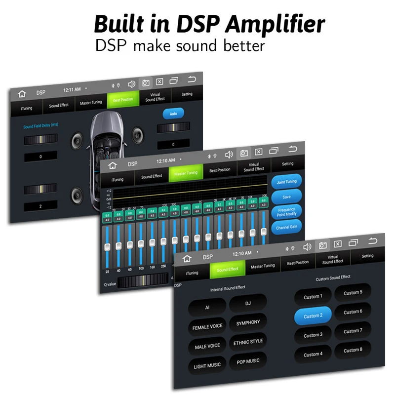 IPS DSP Android 10 0 Восьмиядерный 4 Гб + 64 ГБ Автомобильный dvd-плеер RDS радио GPS карта WiFi