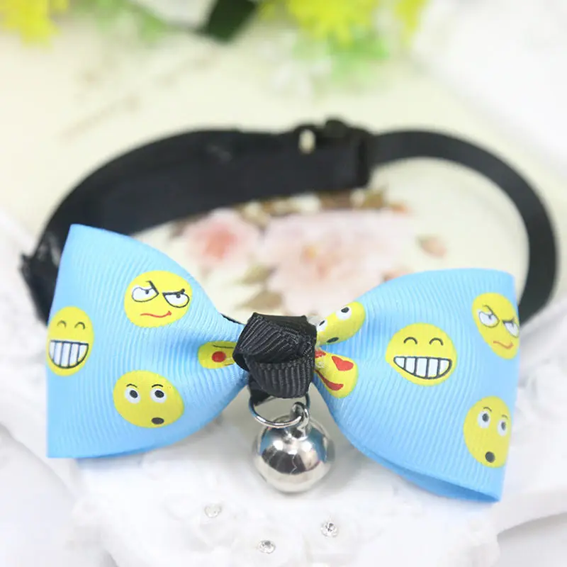 

Cat Dog Collar Tie With Bell Adjustable Necktie Puppy Kitten Bowtie Pet Supplies HVR88