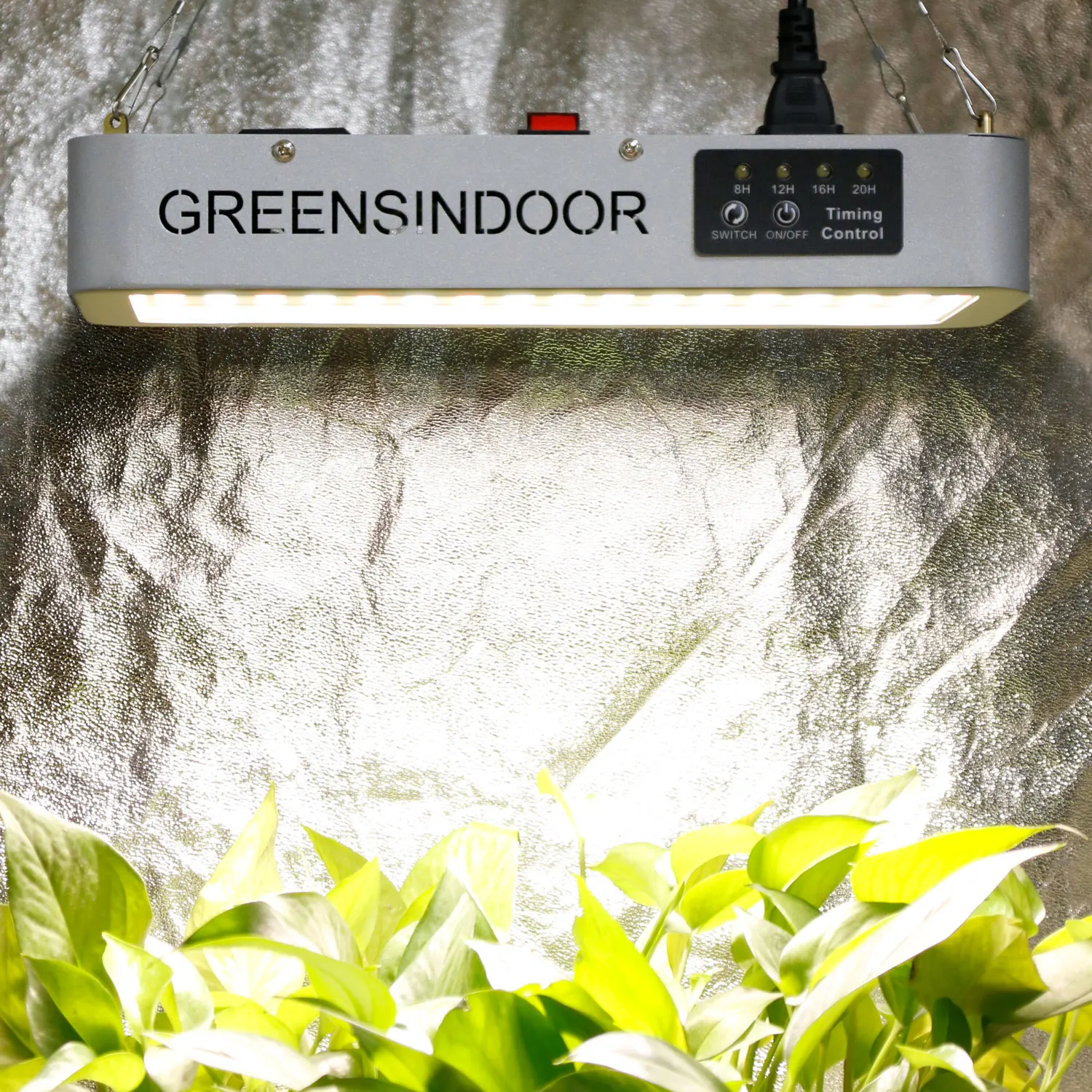 Greensindoor Phytolamp For Plants 3000W Timer Grow Light LED Phyto Lamp Full Spectrum 3500K 660NM Daisy Chain Indoor Tent | Освещение