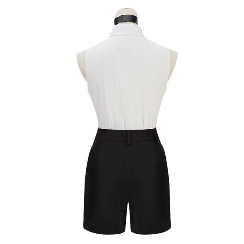 Аниме бензопила человек Reze костюмы для косплея вещи): рубашка с галстуком