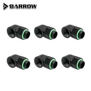 g14 90 degree rotary hard tube fitting adapter rotating 90 degrees water cooling adaptors 4pcslot or 6pcslot free global shipping