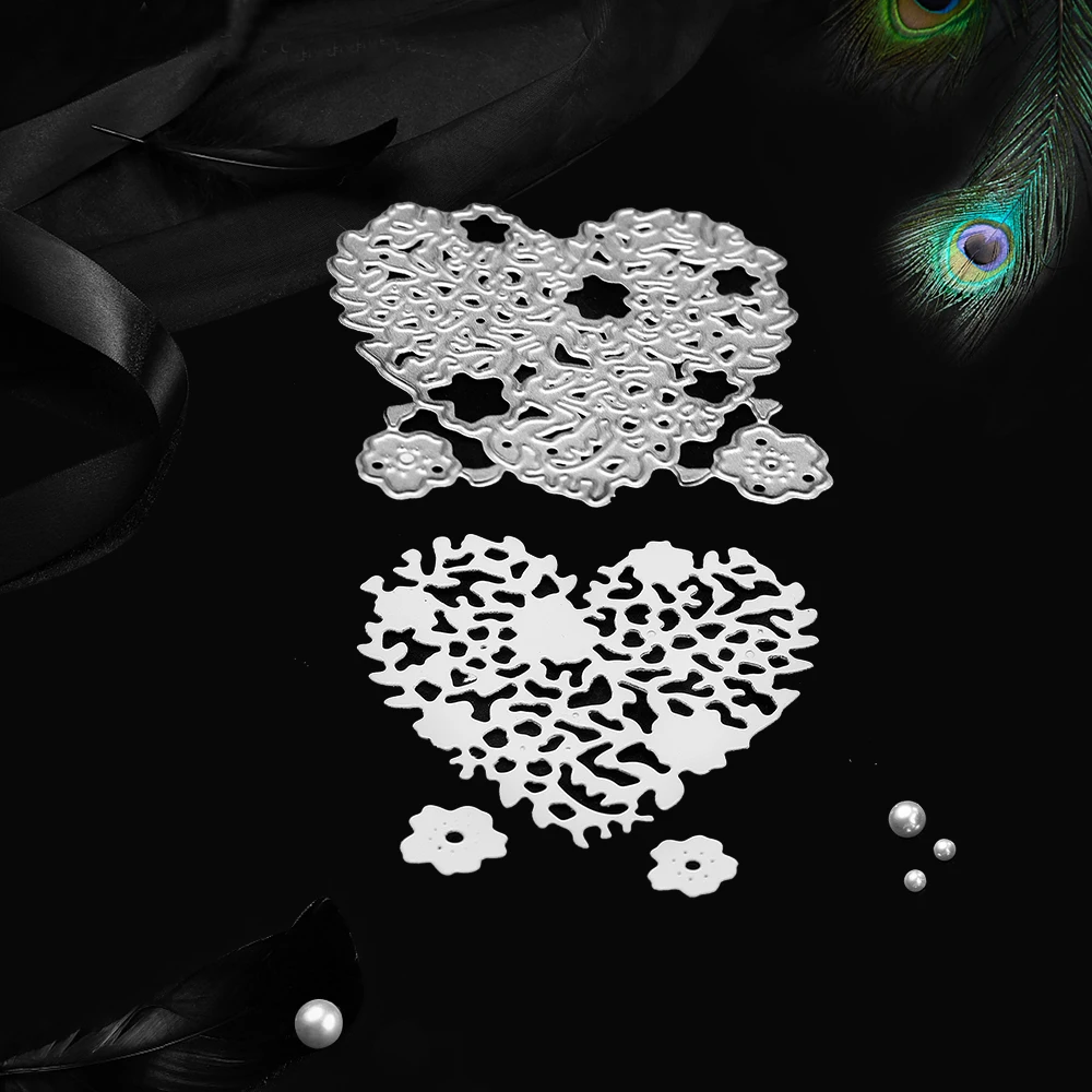 В форме сердца для резки металла сделай сам альбом скрапбукинга бумага тиснения