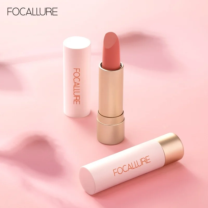 

FOCALLURE Waterproof Matte Lipstick Nude Velvet Lip Batom Long-lasting Lip Stick Makeup