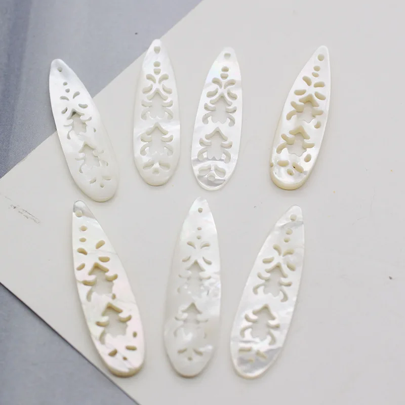 1 шт. натуральный перламутровый корпус ручная работа полые висячие украшения