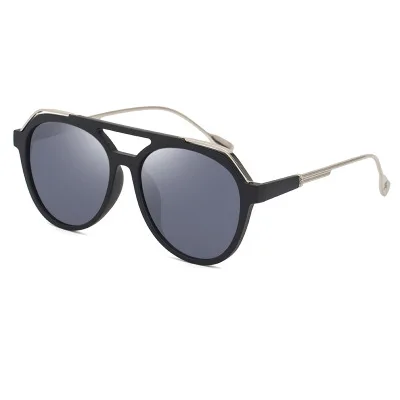 

New retro sunglasses men's fashion sunglasses European and American fashion street shooting double-beam glasses SunGlasses
