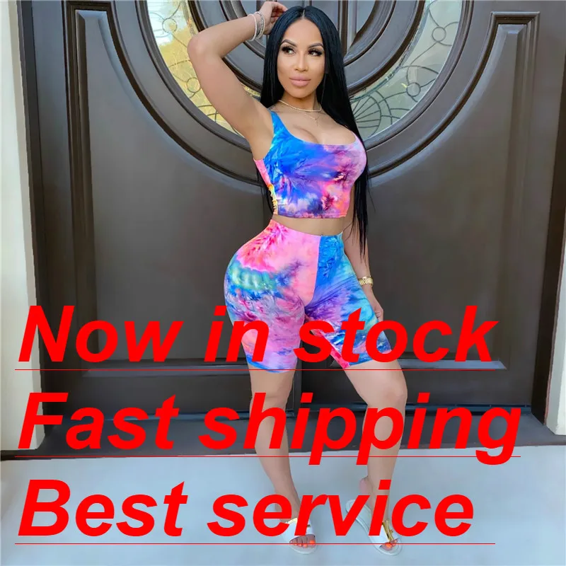 Женская спортивная одежда с принтом в виде галстука-красителя топ без рукавов