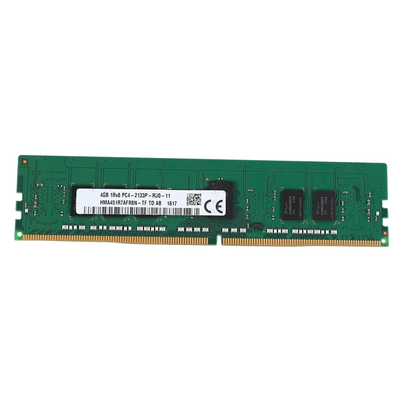 

DDR4 4 Гб Память сервера Оперативная память 1RX8 PC4-2133P PC4-17000 1,2 V 2133 МГц 288PIN ECC REG оперативная Память DIMM Оперативная память
