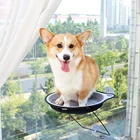 Подвесной коврик-гамак для кошек, присоски для установки на окно, подходит для маленьких домашних животных, Настенный Коврик для отдыха с котятами, нагрузка 15 кг