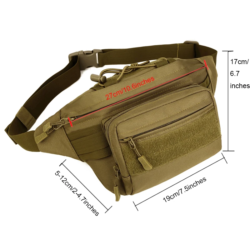 Тактическая поясная Сумка Molle для мужчин уличная Водонепроницаемая камуфляжная