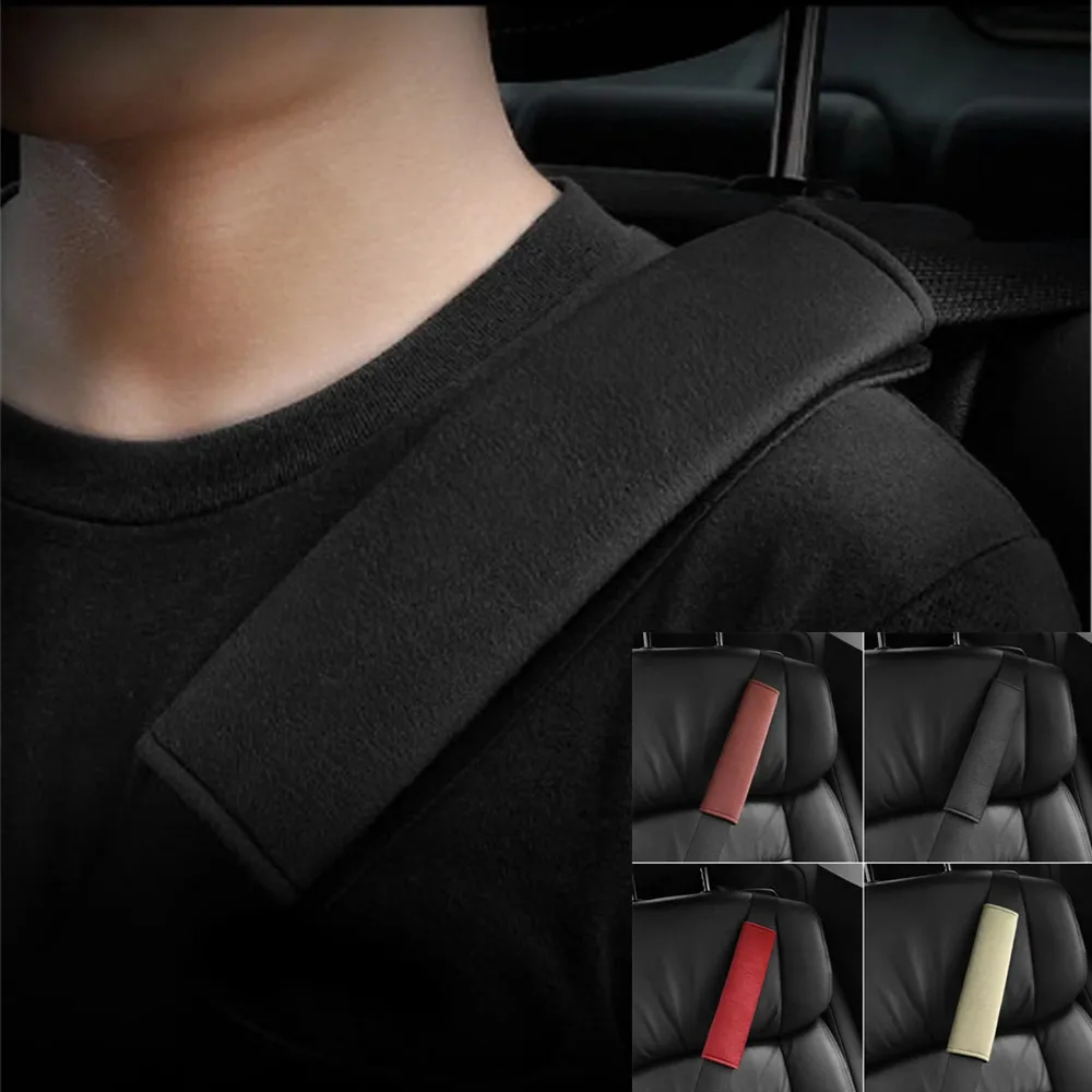 

Car seat belt shoulder guard lengthened summer car safety belt cover female protective sleeve universal seat belt cover