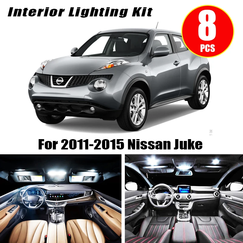 8 шт. лампы головного света для Nissan Juke 12 в 2011 2015 гг.|Сигнальная лампа| |