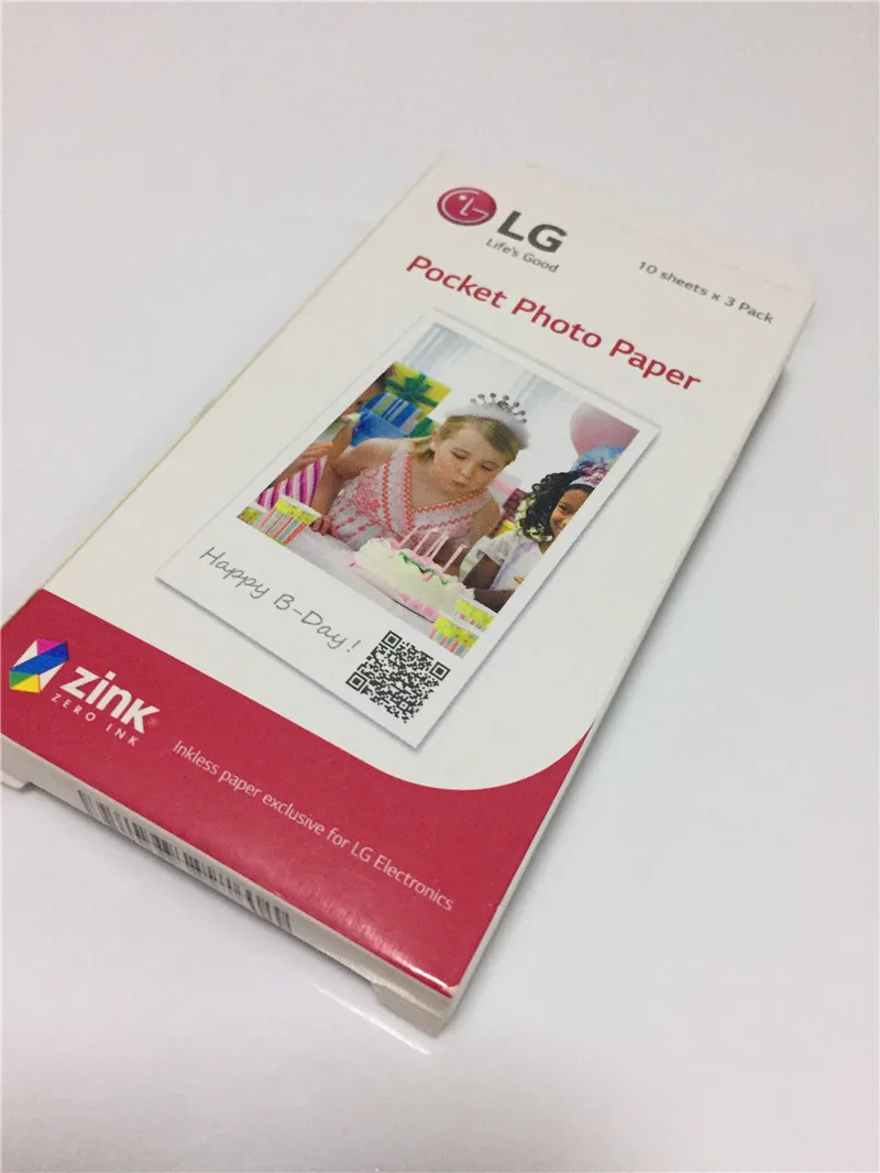 Seracase 60 шт. фотобумага s Zink PS2203 смарт мобильный принтер для LG фотопринтер PD221/PD251 PD233 PD239 бумага для печати