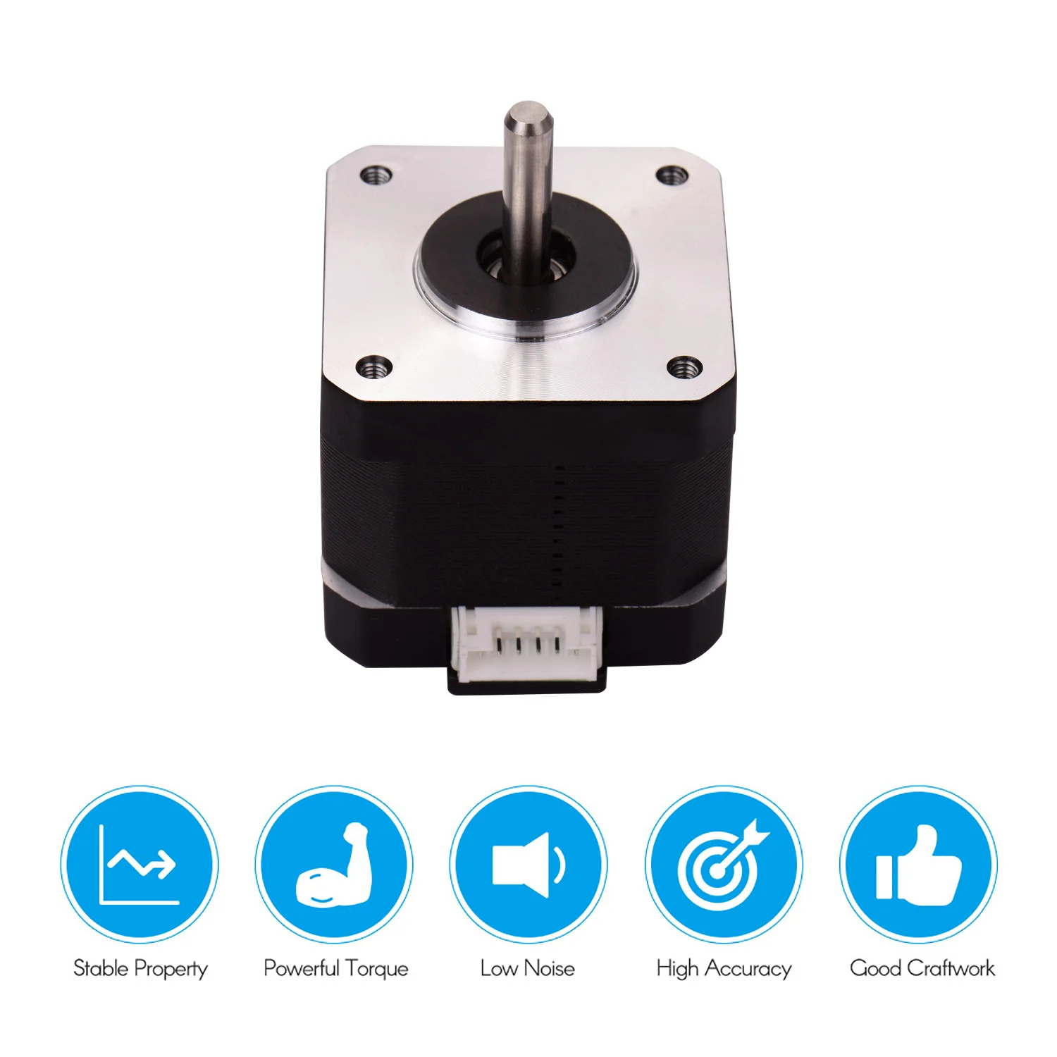 Aibecy 3D принтеры Запчасти 42 40 фазный шаговый двигатель 2 1 8 Шаг угла 0.4N.M 1A для Creality CR