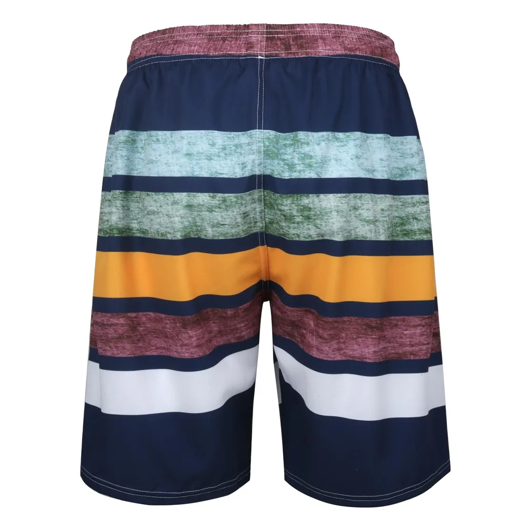 Новинка 2020 летние пляжные мужские шорты с принтом повседневные быстросохнущие