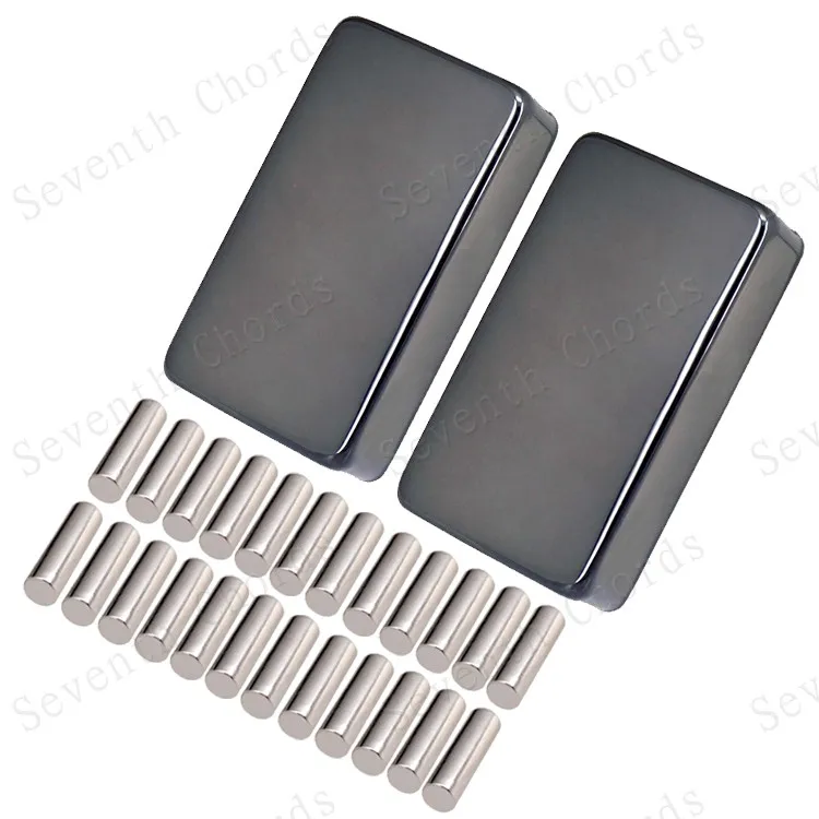 Набор запечатанный закрытый корпус из латуни Электрогитары хамбакер чехлы с