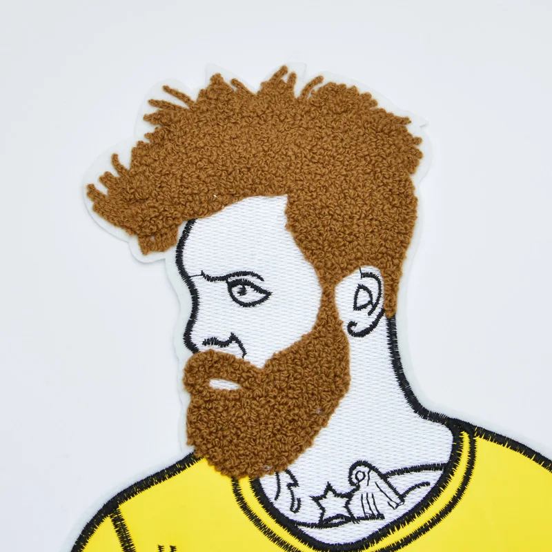 Крутая вышитая аппликация для мальчиков подходящая ко всему модная одежда