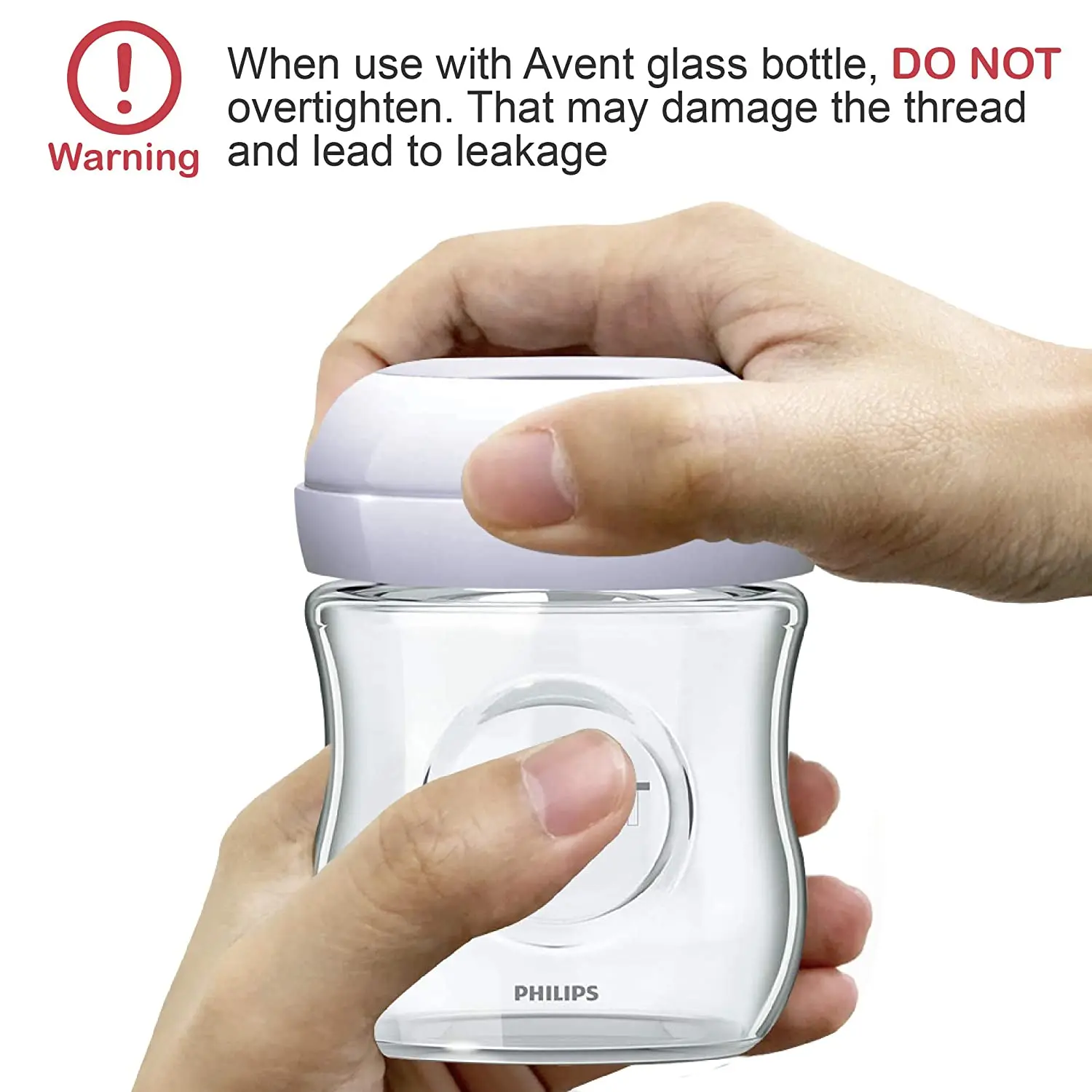 ROMIRUS Сменное винтовое кольцо совместимое с Philips Avent бутылочки Natural PP или из
